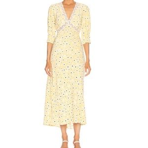 RIXO GEMMA Midi dress